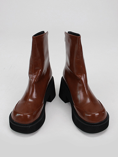 Platform ankle boots / 2color