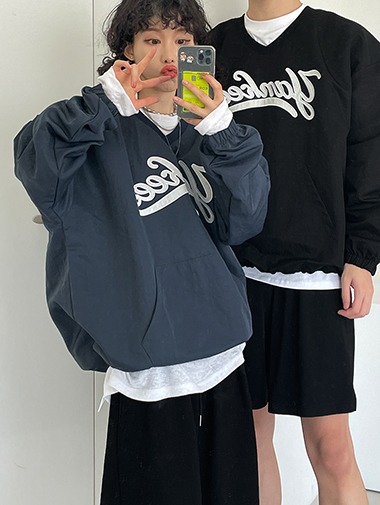 [unisex] Yankees warm up pullover / 3color