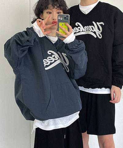 [unisex] Yankees warm up pullover / 3color