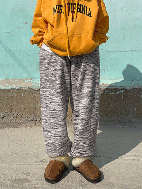 [unisex] Bokashi knit jogger pants / 2color