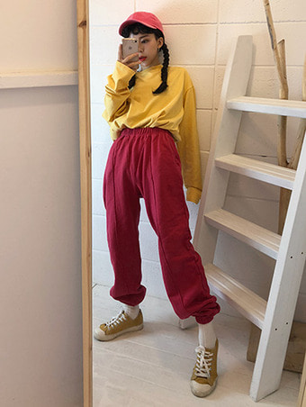 [unisex] Candy traning jogger pants / 3color