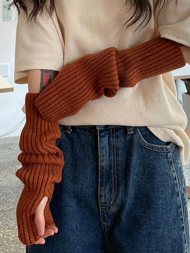 Knit golgi arm warmer / 5color